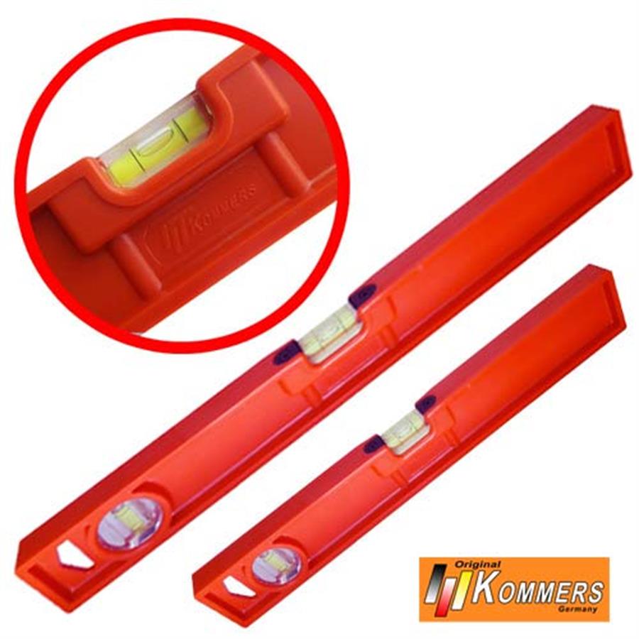 NIVEL TIPO SOL 40CM PLASTICO COLOR ROJO LOSA