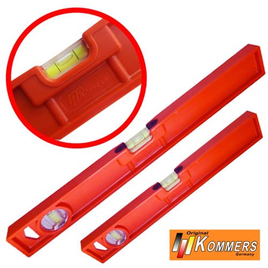 NIVEL TIPO SOL 60CM PLASTICO COLOR ROJO LOSA