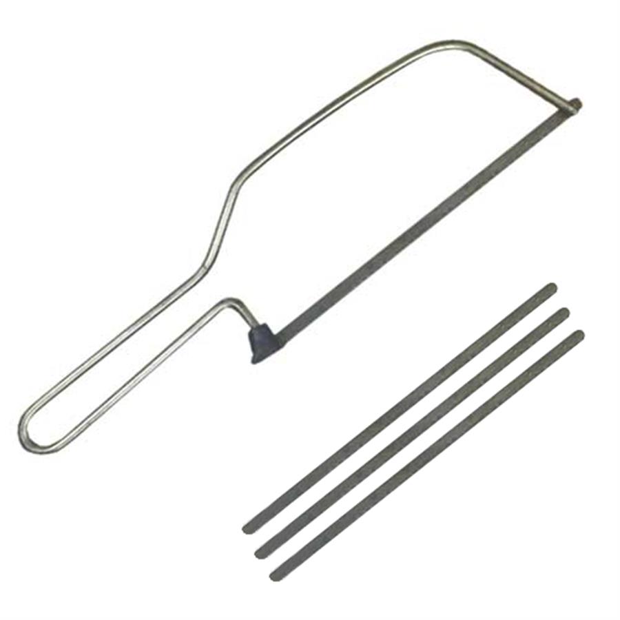 ARCO DE SIERRA JUNIOR ALAMBRE 24CM C/3 REPUESTOS