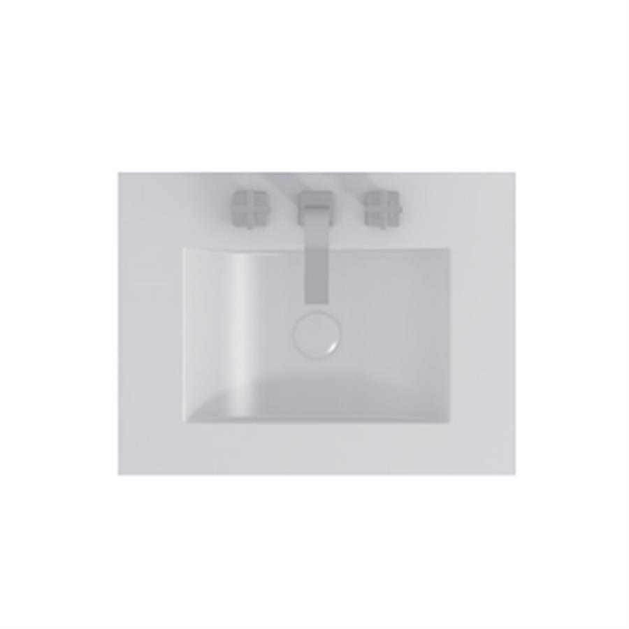 Lavatorio Cadria con mesada porcelana 60 cm