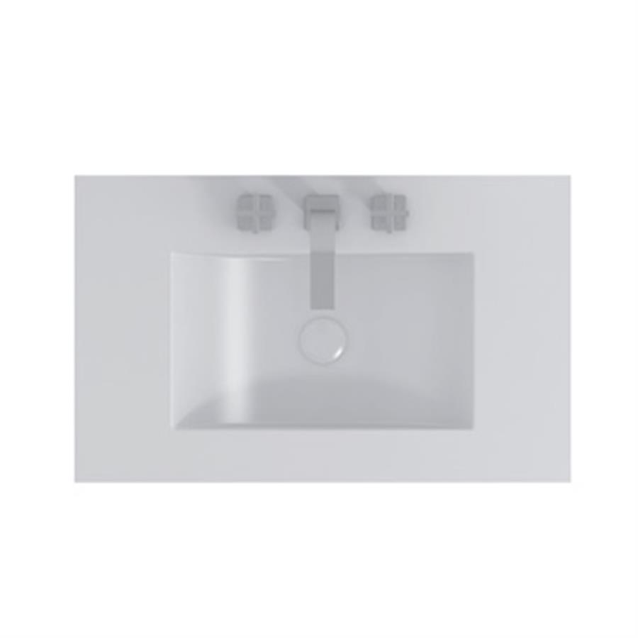 Lavatorio Cadria con mesada porcelana 75 cm