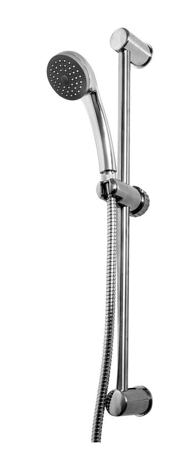 Kit barral + duchador de mano anticalcáreo 70 mm con soporte regulable y flexible