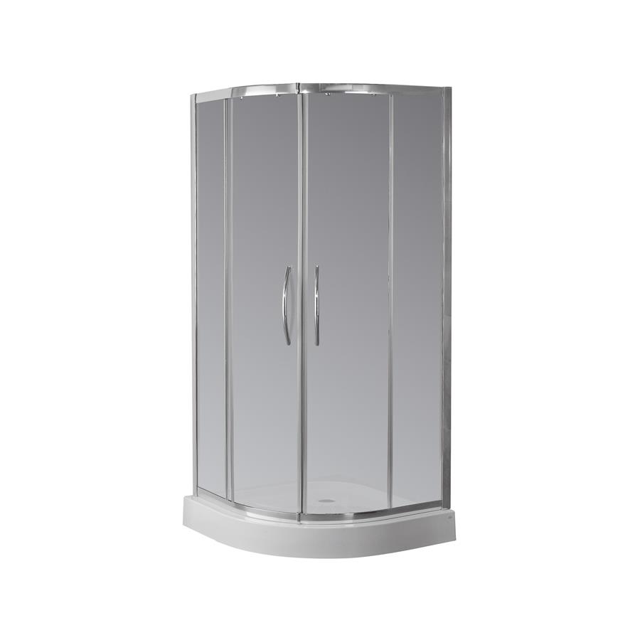 Cabina semicircular esmerilada 90x90